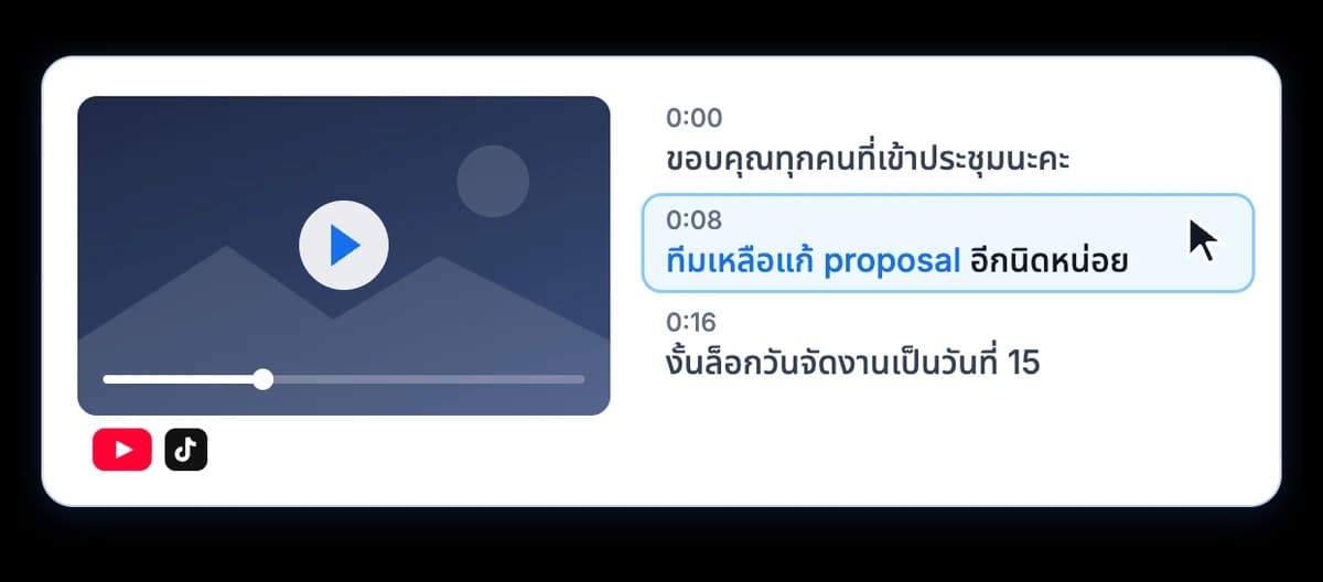 ดูวิดีโอคู่กับข้อความ