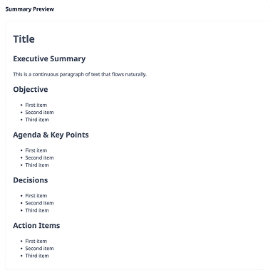 สรุปการประชุม