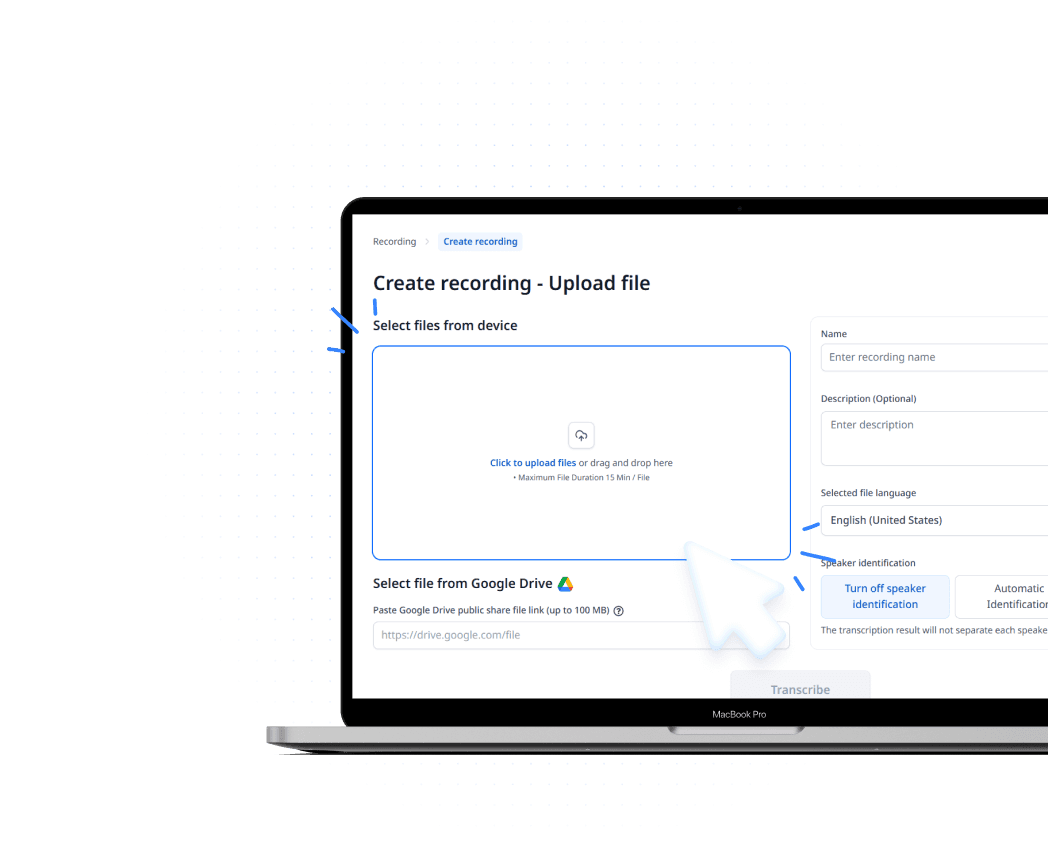 Steps to translate transcripts