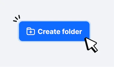Create a folder to organize audio files by project